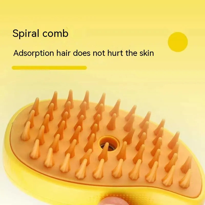 Self Cleaning Pet Brush - Spiral Comb Grooming Tool for Dogs & Cats