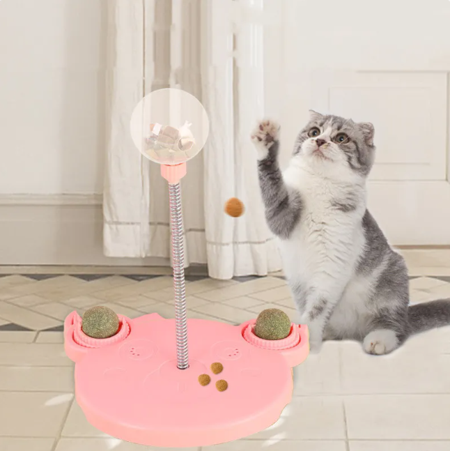 Paw Play Interactive Food Dispensing Tumbler for Dogs & Cats