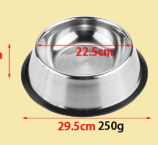 Non-Slip Dual-Use Stainless Steel Pet Bowl