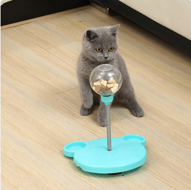 Paw Play Interactive Food Dispensing Tumbler for Dogs & Cats