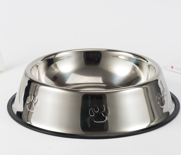 Non-Slip Dual-Use Stainless Steel Pet Bowl