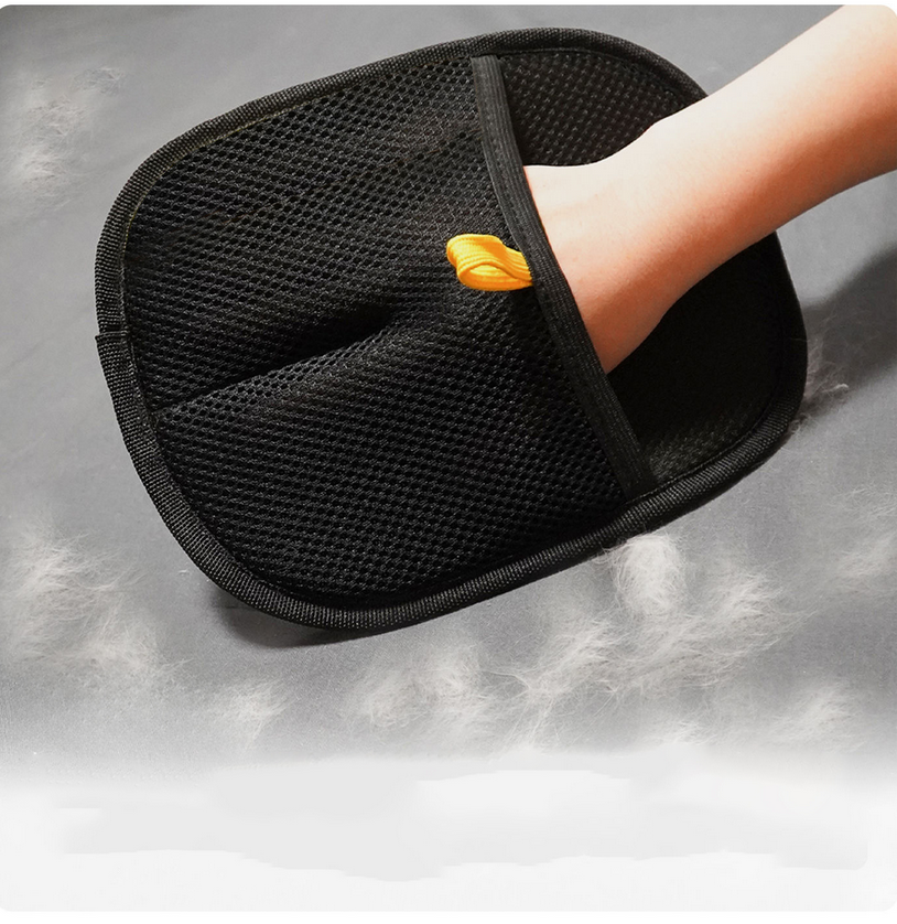 Pet Hair Removal Gloves - Silicone Grooming Mitts for Dogs & Cats